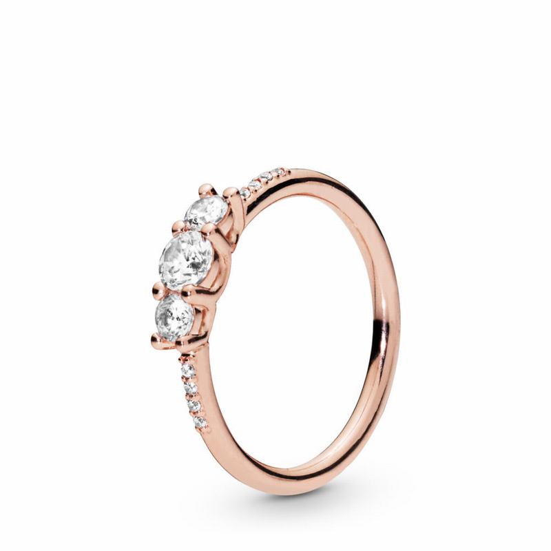 Pandora Rose™ Sparkling Elegance Promise Ring Clearance NZ (312790-VPJ)